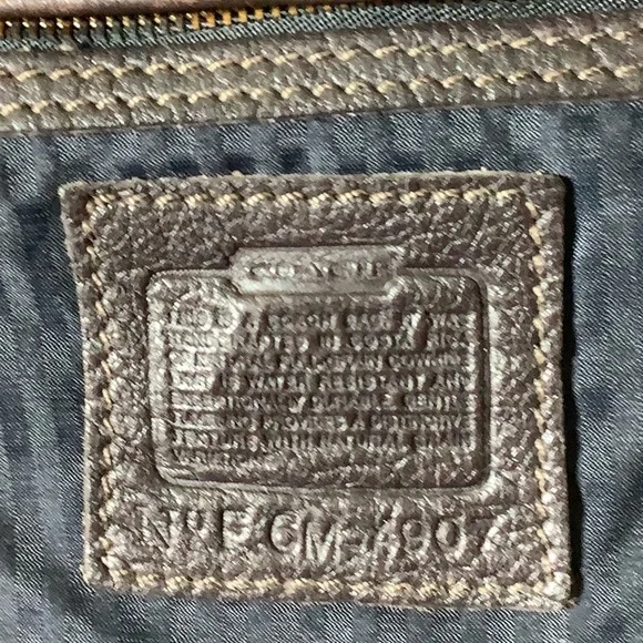 Vintage Coach Sonoma Bucket Natural Grain in Chocolate purse - Picture 12 of 16